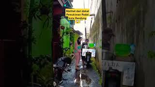 jalan jalan sehat di teluk buyung kidul #shorts #walking #bandung #slums