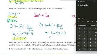 Math 10 - Lesson 2.7 - Solving Problems with Multiple Triangles