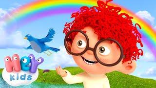 As cores do arco-íris   Música Infantil  HeyKids em Português