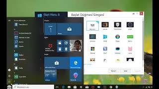 Windows Başlat Butonu Sembol ve Renk Değiştirme Virüssüz 1 Programla %100 Kesin Çözüm