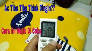 Ac Sharp Tiba Tiba Tidak Dingin Coba Pencet Tombol Ini