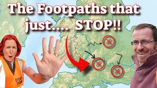 The UKs Mystery Footpaths.... That you CANT walk on.