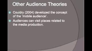 Audience Theory for A2