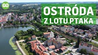 Ostróda - cykl Warmia i Mazury widziane z góry