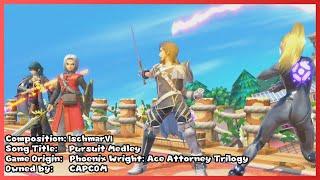 Fit In ULTIMATELY  Pursuit Medley Phoenix Wright Ace Attorney - Super Smash Bros. Ultimate