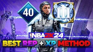 How to REP UP FAST in NBA 2K24 BEST SEASON LEVELREP METHOD in NBA 2K24