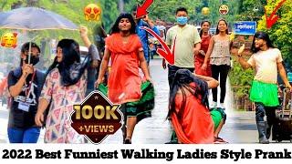 2022 Best Funniest Walking Ladies Style Prank   Part 2  Walking Ladies Style Prank  @gmasstv