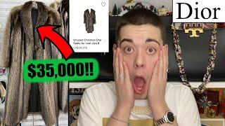 $35000 CHRISTIAN DIOR FUR COAT?