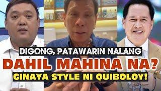 DIGONG ANO NA NAMAN ITO? PARANG SI QUIBOLOY LANG AH