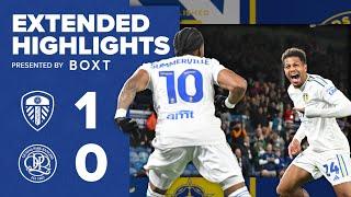 Extended highlights  Leeds United 1-0 QPR  EFL Championship