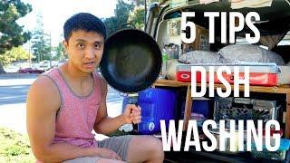 Honda Element Life  Washing Dishes Efficiently While Living the Van Life