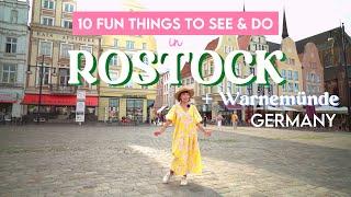 10 Fun Things to Do in Rostock + Warnemünde Germany Summer Travel 4K