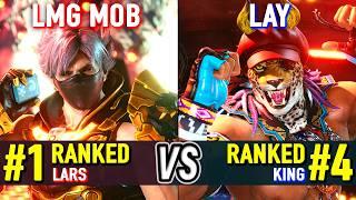 T8  LMG MoB #1 Ranked Lars vs Oolay93oO #4 Ranked King  Tekken 8 High Level Gameplay