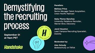 Demystifying the recruiting process  Campus to Career