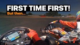 MY FIRST TIME FIRST - RACE ONBOARD ROK SHIFTER KART 7 LAGHI