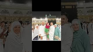 Beautiful Couples  aiman khan  muneeb butt with daughter umrah pictures ️#shorts