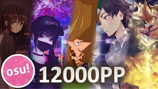 I REACHED 12000PP AND TOP 300 osu