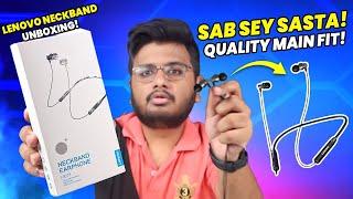 Lenovo HE-05 NeckBand Unboxing  Under 1500?