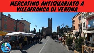 VINTAGE-WALKING TOUR MERCATINO ANTIQUARIATO VILLAFRANCA  ITALY