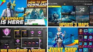  How To Download 3.3 Version Pubg  How To Update 3.3 Version   Event Shop 3.3 Update  3.3 update