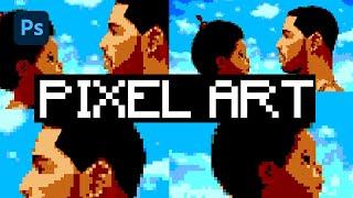 Pixel Art8-Bit Photo Effect - Photoshop CC Tutorial