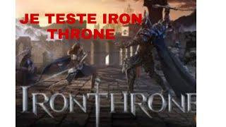 IRON THRONE TEST