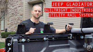 Jeep Gladiator Cargo Rails BuiltRight Industries Utility Rail System Review