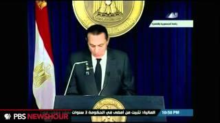 President Hosni Mubarak Addresses Egypt ARABIC