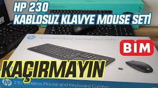 BİM HP 230 Kablosuz Klavye Mouse Seti İnceleme - Bu Fiyata Kaçırılmayacak Set