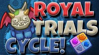 BEST *ROYAL TRIALS* CYCLE - FOUR Decks To Crush With  Rush Royale