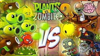 БИТВА с ПИРАТСКИМ ЗОМБИ БОССОМ Сражение РАСТЕНИЙ ПРОТИВ ЗОМБИ в Игре Plants vs Zombies 2