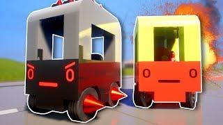 Racing Little Tikes through the Lego City - Brick Rigs Multiplayer Gameplay & Funny Moments