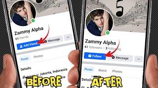 Facebook Followers Settings 2024  How to add a Follow Button on Facebook Profile 2024