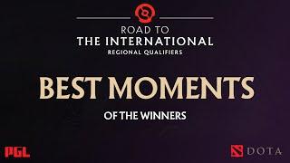 Road to The International - BEST MOMENTS OF THE WINNERS CQ  DOTA2