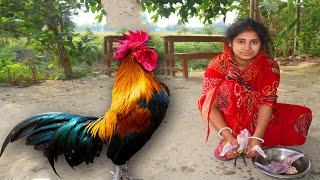 how to kerala tribe women cutting country chicken  chicken slaughter    woman slaughter chicken