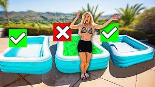 DON’T Trust Fall into the WRONG Mystery Pool ft. Molly Eskam