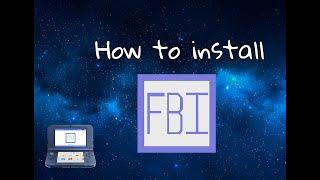 How to install FBI when running CFW.