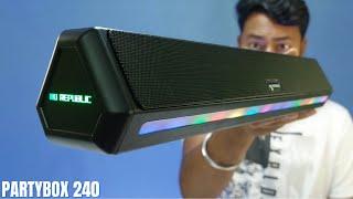 Nu Republic Partybox 240 Bluetooth Soundbar  Unboxing & Review  Best Soundbar Under 1500 