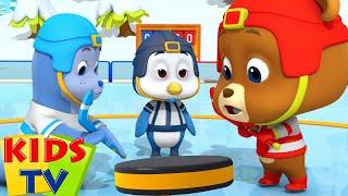 Ishockey  Barnens animerade filmer  Tecknad barn  Kids TV Svenska  Rolig video