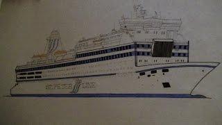 Drawing MS Princess Maria