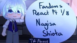 Fandoms React  Pt 18  Nagisa Shiota - Assassination Classroom  ️Karma X Nagisa 