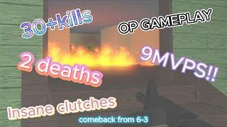 Counter Blox Gameplay 30+kills 2 deaths 9mvps OP