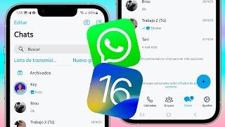 Nuevo WhatsApp Estilo IPhone en Android 2023  Actualizado⭐️