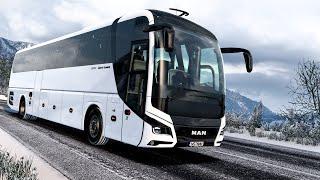 ️ MAN New Lions Coach  Ets 2 Bus Mod 1.49 Gameplay  Real 2K Ultra Graphics