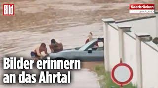 Hochwasser im Saarland Unwetter sorgt für schwere Flutkatastrophe