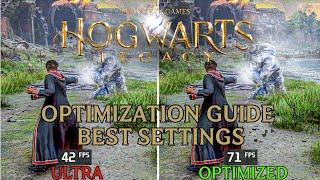 Hogwarts Legacy  OPTIMIZATION GUIDE and BEST SETTINGS  Every Setting Benchmarked