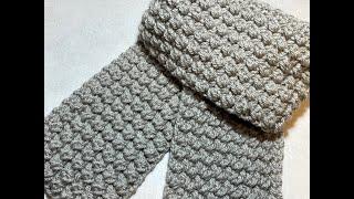 The FASTEST Crochet Scarf EVER ONE ROW REPEAT