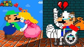 Challenge Mario Please Come Back Home Peach  Game Animation