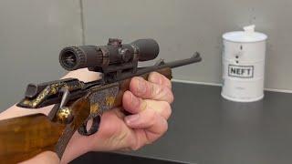 Blaser R93 decorated in 12 scale firing