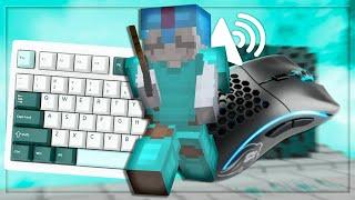 Playing Doubles - Keyboard + Mouse Sounds ASMR  Hypixel Bedwars